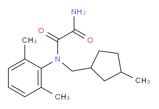 N1-(2,6-dimethylphenyl)-N1-((3-methylcyclopentyl)methyl)oxalamide