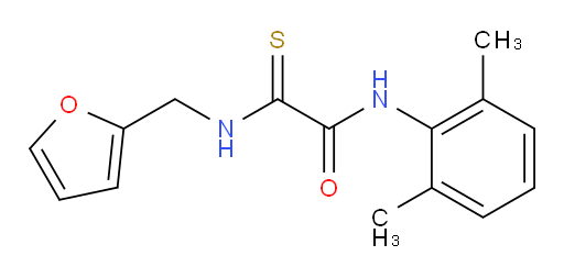 N-(2,6-dimethylphenyl)-2-((furan-2-ylmethyl)amino)-2-thioxoacetamide