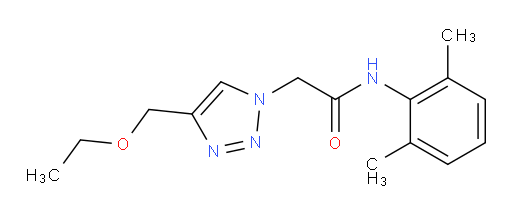 N-(2,6-dimethylphenyl)-2-(4-(ethoxymethyl)-1H-1,2,3-triazol-1-yl)acetamide