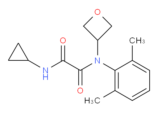 N1-cyclopropyl-N2-(2,6-dimethylphenyl)-N2-(oxetan-3-yl)oxalamide