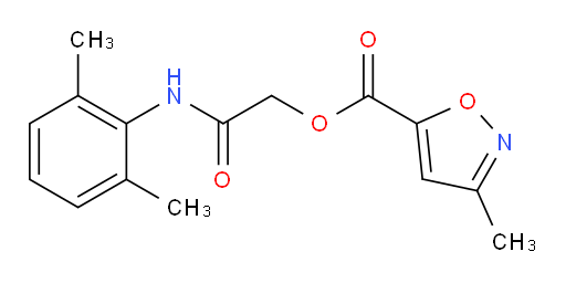 2-((2,6-dimethylphenyl)amino)-2-oxoethyl 3-methylisoxazole-5-carboxylate