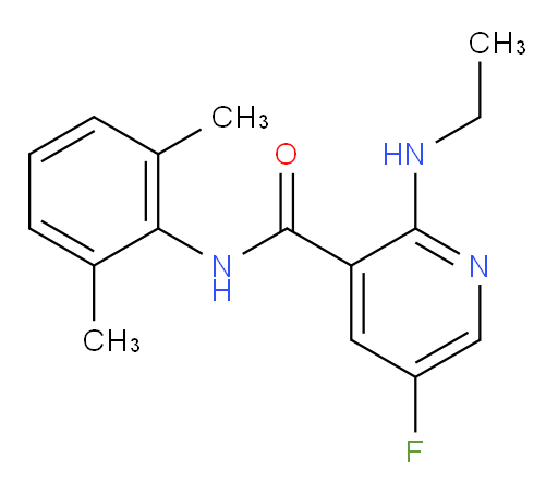 N-(2,6-dimethylphenyl)-2-(ethylamino)-5-fluoronicotinamide