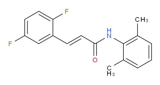 (E)-3-(2,5-difluorophenyl)-N-(2,6-dimethylphenyl)acrylamide