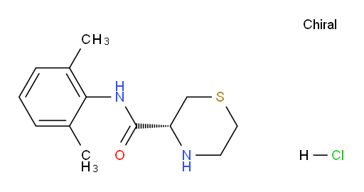 (R)-N-(2,6-dimethylphenyl)thiomorpholine-3-carboxamide hydrochloride