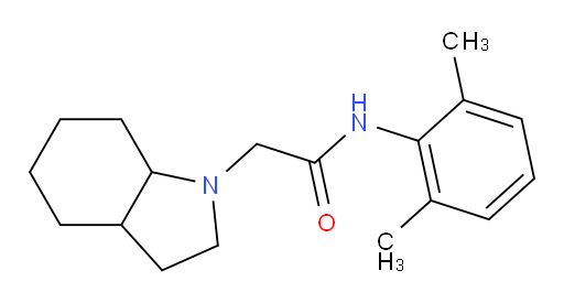N-(2,6-dimethylphenyl)-2-(octahydro-1H-indol-1-yl)acetamide
