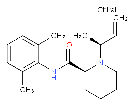 (S)-1-((S)-but-3-en-2-yl)-N-(2,6-dimethylphenyl)piperidine-2-carboxamide