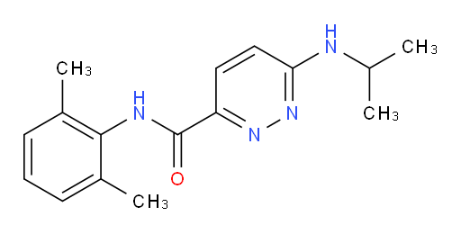 N-(2,6-dimethylphenyl)-6-(isopropylamino)pyridazine-3-carboxamide