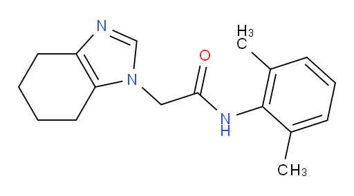 N-(2,6-dimethylphenyl)-2-(4,5,6,7-tetrahydro-1H-benzo[d]imidazol-1-yl)acetamide