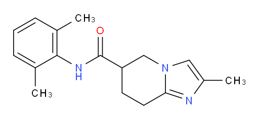 N-(2,6-dimethylphenyl)-2-methyl-5,6,7,8-tetrahydroimidazo[1,2-a]pyridine-6-carboxamide