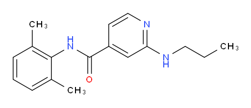 N-(2,6-dimethylphenyl)-2-(propylamino)isonicotinamide
