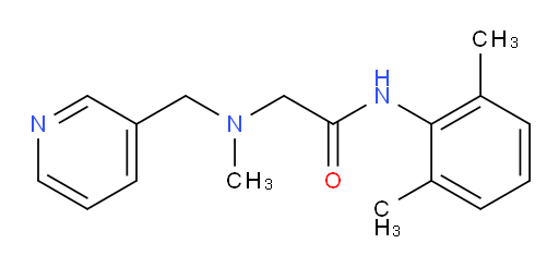 N-(2,6-dimethylphenyl)-2-(methyl(pyridin-3-ylmethyl)amino)acetamide