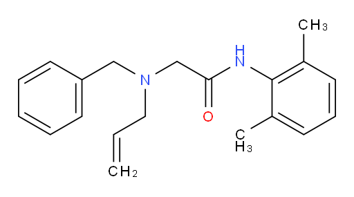 2-(allyl(benzyl)amino)-N-(2,6-dimethylphenyl)acetamide