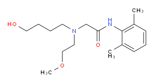 N-(2,6-dimethylphenyl)-2-((4-hydroxybutyl)(2-methoxyethyl)amino)acetamide