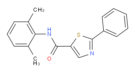 N-(2,6-dimethylphenyl)-2-phenylthiazole-5-carboxamide