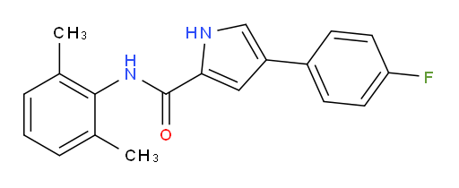 N-(2,6-dimethylphenyl)-4-(4-fluorophenyl)-1H-pyrrole-2-carboxamide
