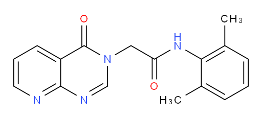 N-(2,6-dimethylphenyl)-2-(4-oxopyrido[2,3-d]pyrimidin-3(4H)-yl)acetamide