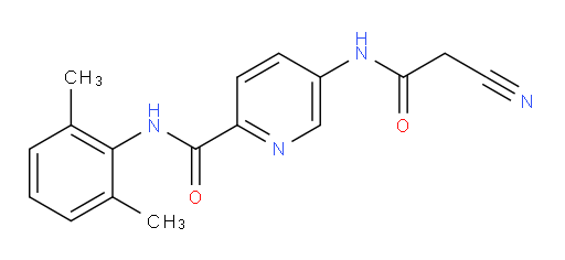 5-(2-cyanoacetamido)-N-(2,6-dimethylphenyl)picolinamide