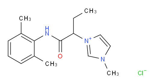 3-(1-((2,6-dimethylphenyl)amino)-1-oxobutan-2-yl)-1-methyl-1H-imidazol-3-ium chloride