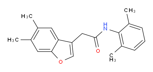 2-(5,6-dimethylbenzofuran-3-yl)-N-(2,6-dimethylphenyl)acetamide