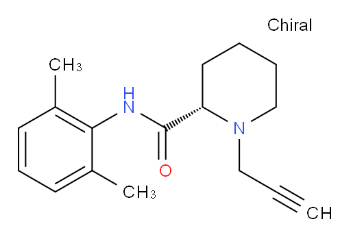 (S)-N-(2,6-dimethylphenyl)-1-(prop-2-yn-1-yl)piperidine-2-carboxamide
