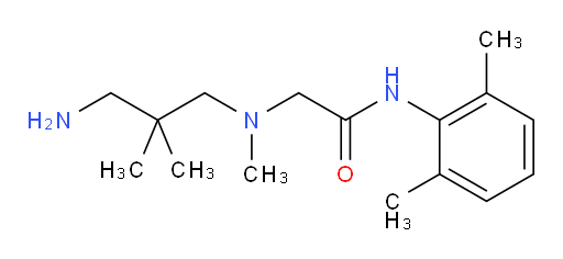 2-((3-amino-2,2-dimethylpropyl)(methyl)amino)-N-(2,6-dimethylphenyl)acetamide