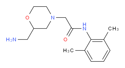 2-(2-(aminomethyl)morpholino)-N-(2,6-dimethylphenyl)acetamide