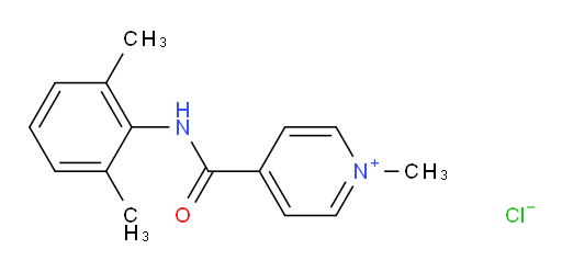 4-((2,6-dimethylphenyl)carbamoyl)-1-methylpyridin-1-ium chloride