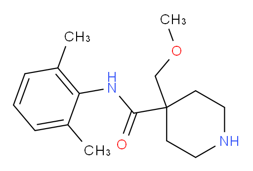 N-(2,6-dimethylphenyl)-4-(methoxymethyl)piperidine-4-carboxamide
