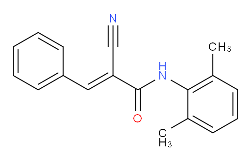 (E)-2-cyano-N-(2,6-dimethylphenyl)-3-phenylacrylamide