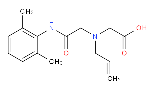 2-(allyl(2-((2,6-dimethylphenyl)amino)-2-oxoethyl)amino)acetic acid