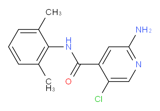 2-amino-5-chloro-N-(2,6-dimethylphenyl)isonicotinamide