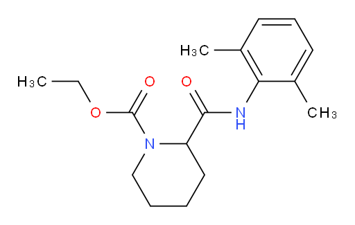 ethyl 2-((2,6-dimethylphenyl)carbamoyl)piperidine-1-carboxylate