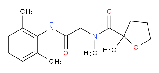 N-(2-((2,6-dimethylphenyl)amino)-2-oxoethyl)-N,2-dimethyltetrahydrofuran-2-carboxamide