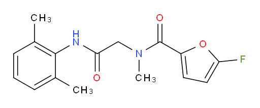 N-(2-((2,6-dimethylphenyl)amino)-2-oxoethyl)-5-fluoro-N-methylfuran-2-carboxamide