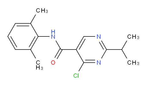 4-chloro-N-(2,6-dimethylphenyl)-2-isopropylpyrimidine-5-carboxamide