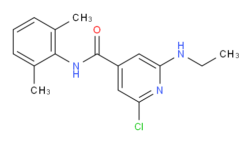 2-chloro-N-(2,6-dimethylphenyl)-6-(ethylamino)isonicotinamide