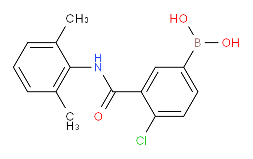 (4-chloro-3-((2,6-dimethylphenyl)carbamoyl)phenyl)boronic acid