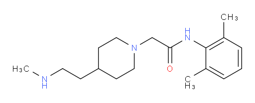 N-(2,6-dimethylphenyl)-2-(4-(2-(methylamino)ethyl)piperidin-1-yl)acetamide