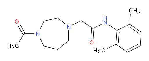 2-(4-acetyl-1,4-diazepan-1-yl)-N-(2,6-dimethylphenyl)acetamide