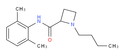 1-butyl-N-(2,6-dimethylphenyl)azetidine-2-carboxamide
