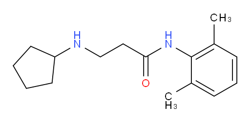 3-(cyclopentylamino)-N-(2,6-dimethylphenyl)propanamide