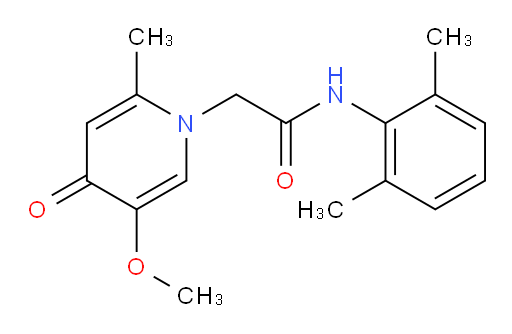 N-(2,6-dimethylphenyl)-2-(5-methoxy-2-methyl-4-oxopyridin-1(4H)-yl)acetamide