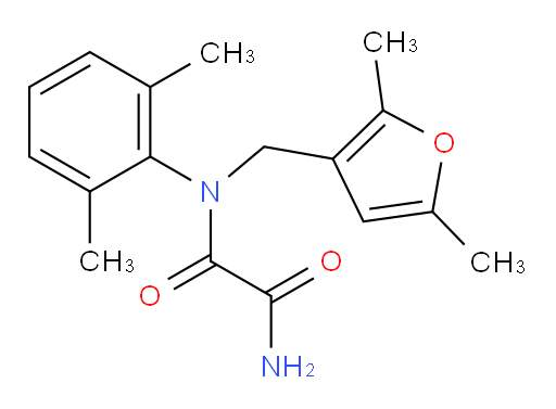 N1-((2,5-dimethylfuran-3-yl)methyl)-N1-(2,6-dimethylphenyl)oxalamide