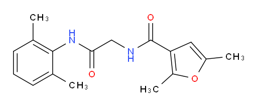 N-(2-((2,6-dimethylphenyl)amino)-2-oxoethyl)-2,5-dimethylfuran-3-carboxamide