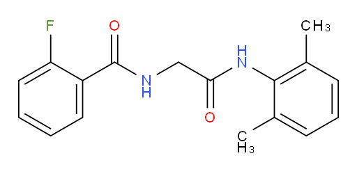 N-(2-((2,6-dimethylphenyl)amino)-2-oxoethyl)-2-fluorobenzamide