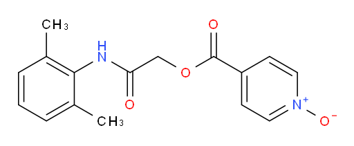 4-((2-((2,6-dimethylphenyl)amino)-2-oxoethoxy)carbonyl)pyridine 1-oxide