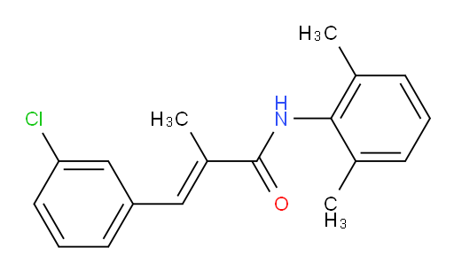 (E)-3-(3-chlorophenyl)-N-(2,6-dimethylphenyl)-2-methylacrylamide