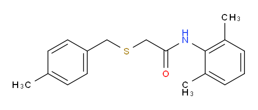 N-(2,6-dimethylphenyl)-2-((4-methylbenzyl)thio)acetamide