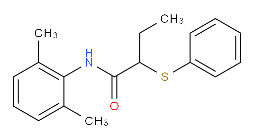 N-(2,6-dimethylphenyl)-2-(phenylthio)butanamide