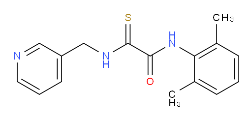 N-(2,6-dimethylphenyl)-2-((pyridin-3-ylmethyl)amino)-2-thioxoacetamide